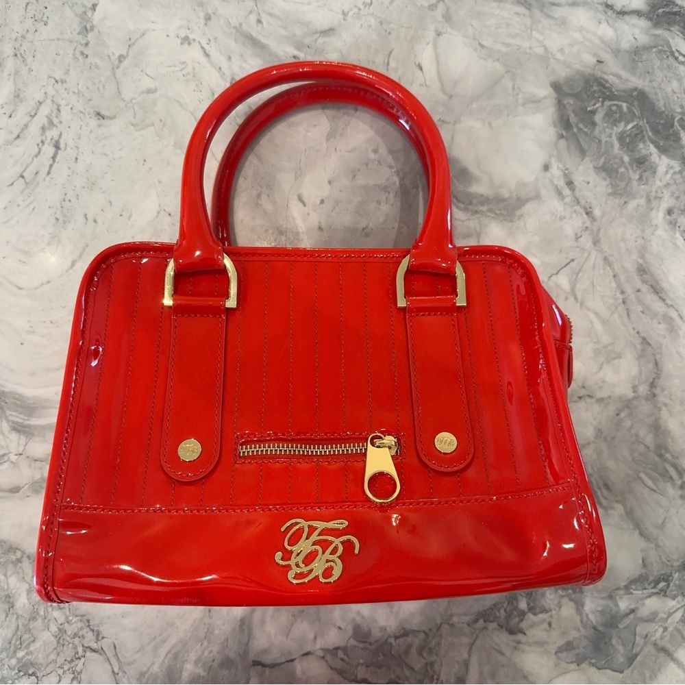 Ted Baker Red Patent Leather Bag